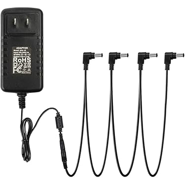 Amazon | STRICH エフェクター電源 4チャンネル DC9V 1A パワー